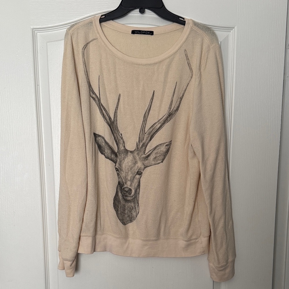 Wildfox Beige Knit Top